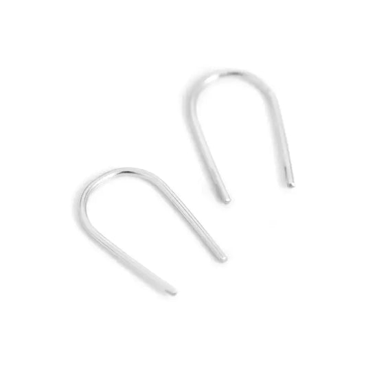 Open Arc Earrings | 14k Gold Fill & Sterling Silver