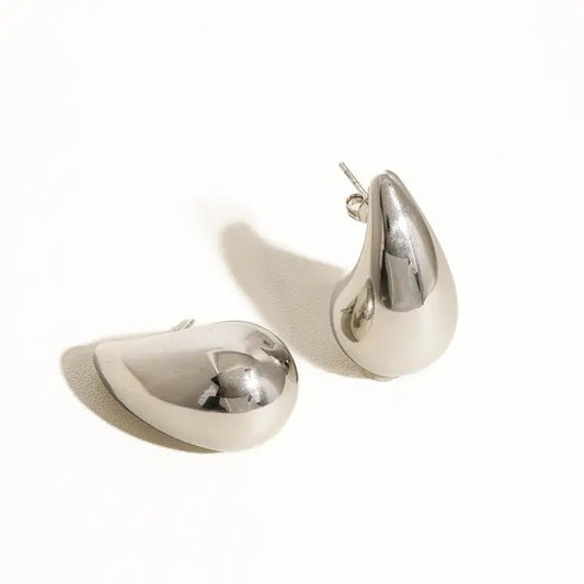 Colette 18K Gold Non-Tarnish Large Huggie Droplet Earring