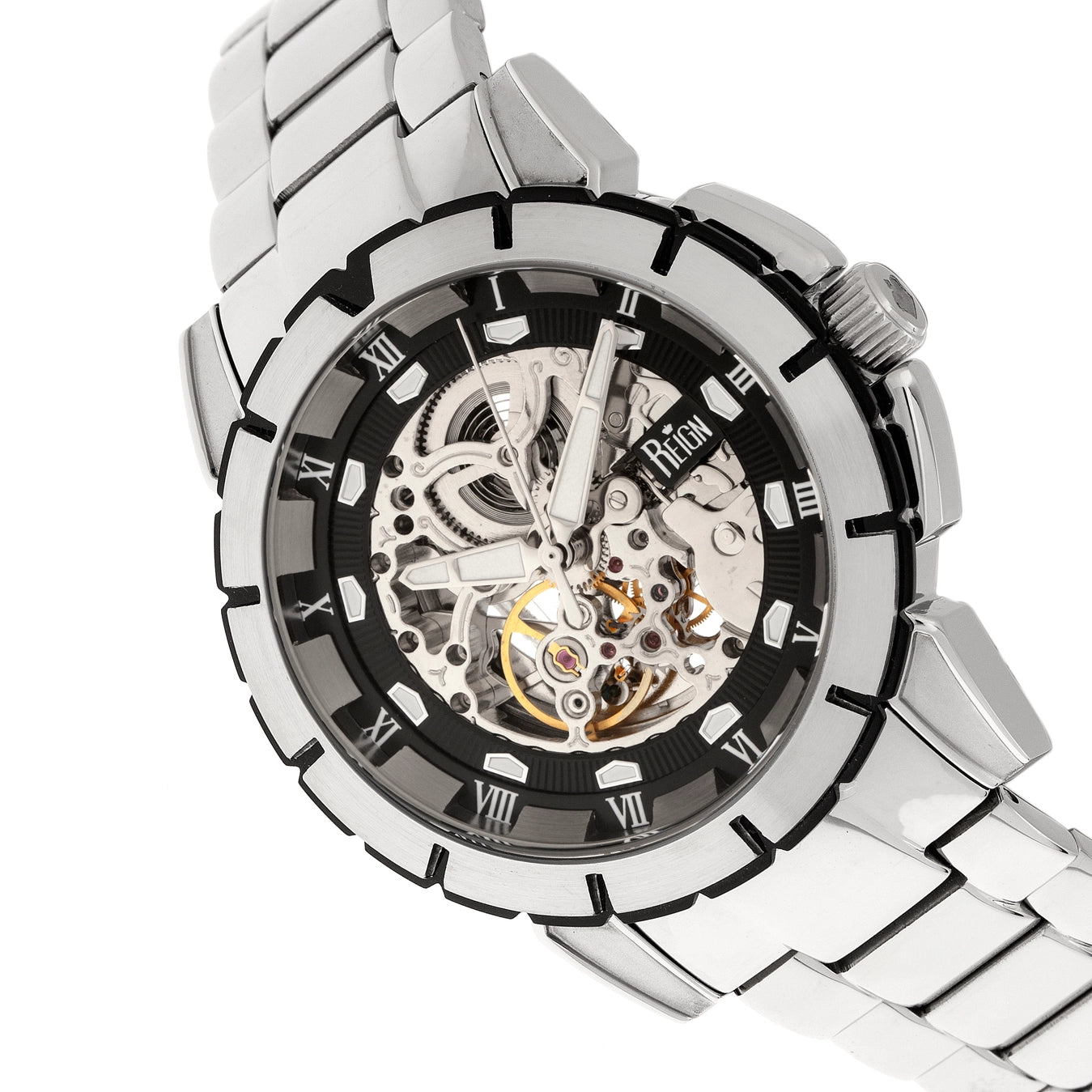 Reign Philippe Automatic Skeleton Bracelet Watch