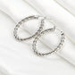 Twisted Hoops - Tarnish-Free 20 mm Thin Rope Hoop Earrings