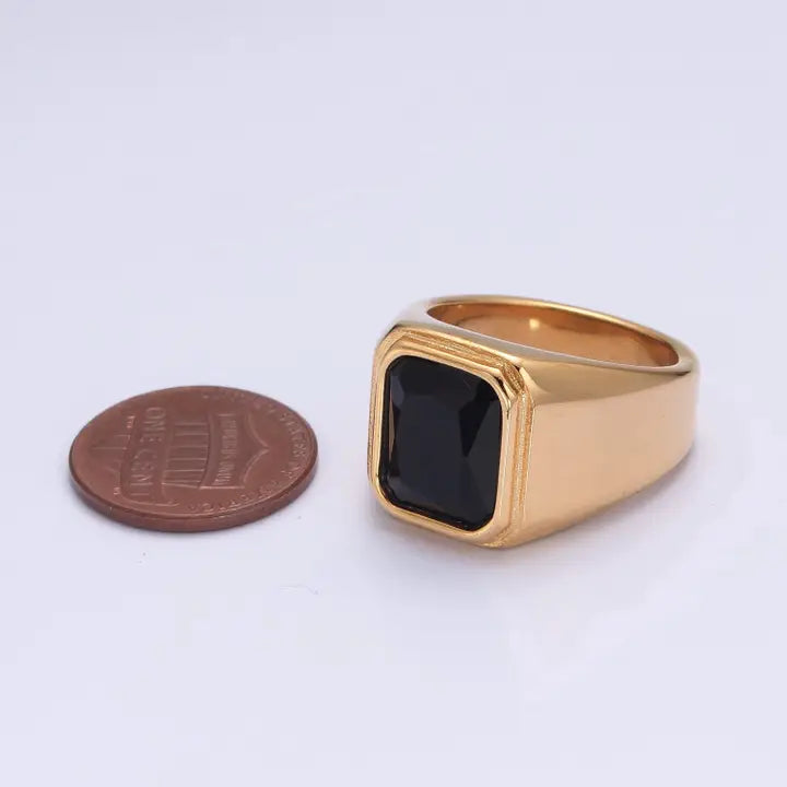 Stainless Steel Signet Rings For Men