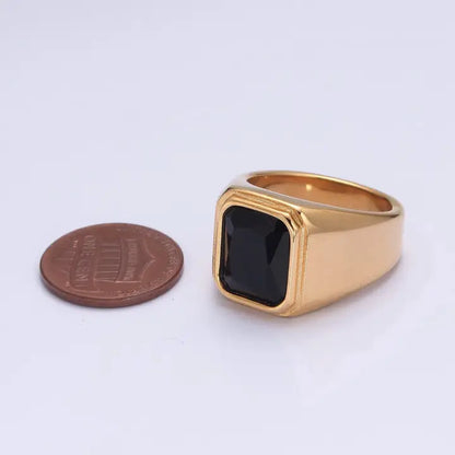 Stainless Steel Signet Rings For Men