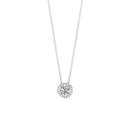 Brilliant Sparkle Moissanite Floating Necklace