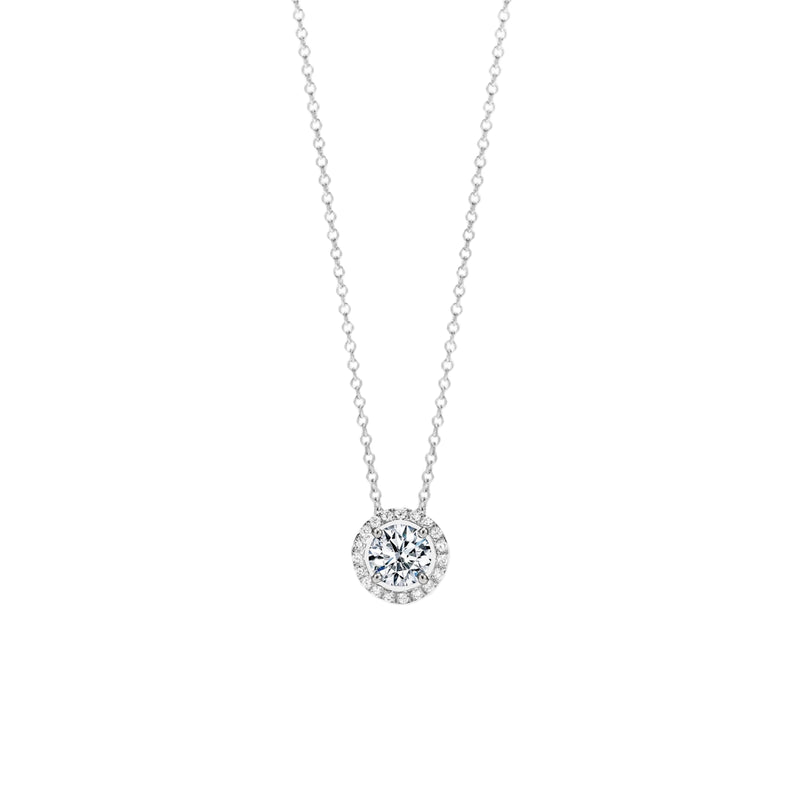 Brilliant Sparkle Moissanite Floating Necklace