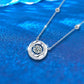 Moissanite Dancing Stone Necklace in 925 Sterling Silver