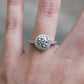 Silver 1.2CT 7.0MM Moissanite Ring - Classic Look