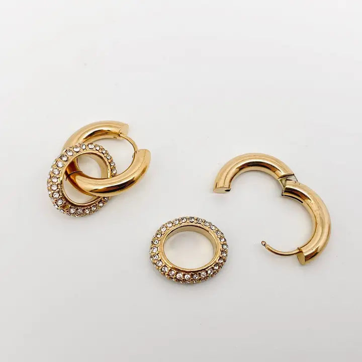 Zirconia Circular Earring