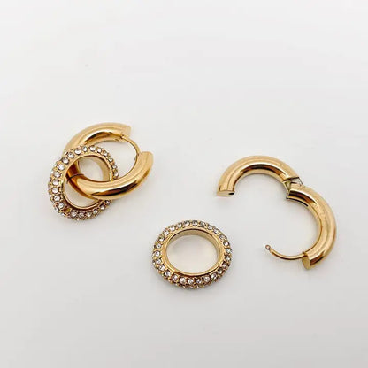 Zirconia Circular Earring