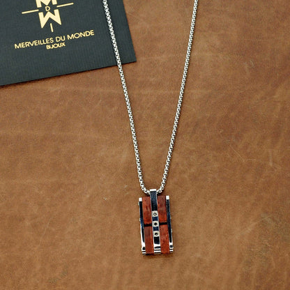 Men's Necklace Wood