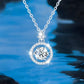 Eternal Charm Necklace – Dancing Moissanite in 925 Sterling Silver