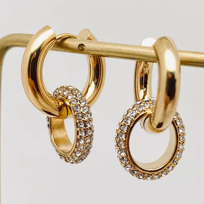 Zirconia Circular Earring