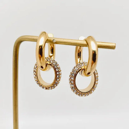 Zirconia Circular Earring