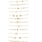 Eterna Stack – Set of 12 Stainless Steel Bracelets