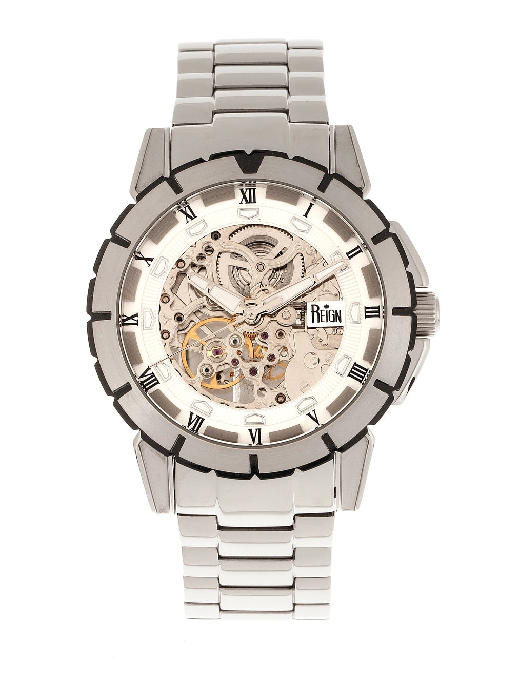 Reign Philippe Automatic Skeleton Bracelet Watch