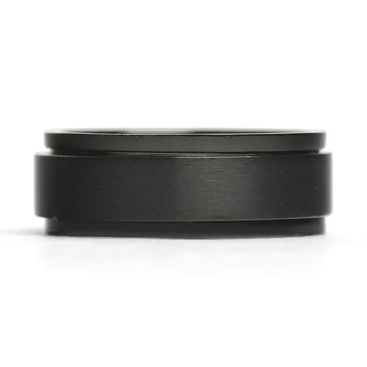 Black Enamel Stainless Steel Spinner Center Ring