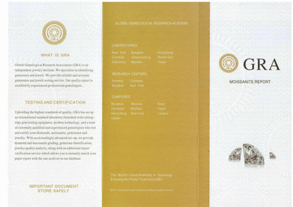 Sterling Silver Created Moissanite