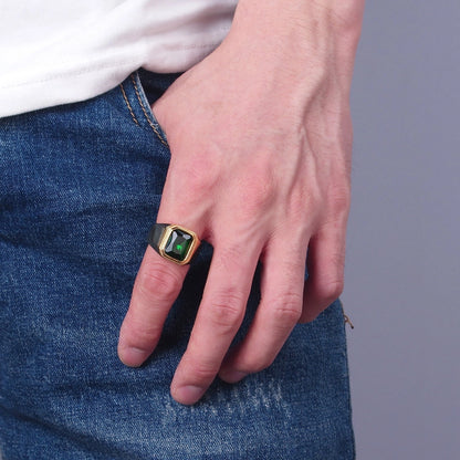 Stainless Steel Signet Rings For Men