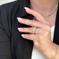 18k Gold Filled Chunky CZ Eternity Band Ring