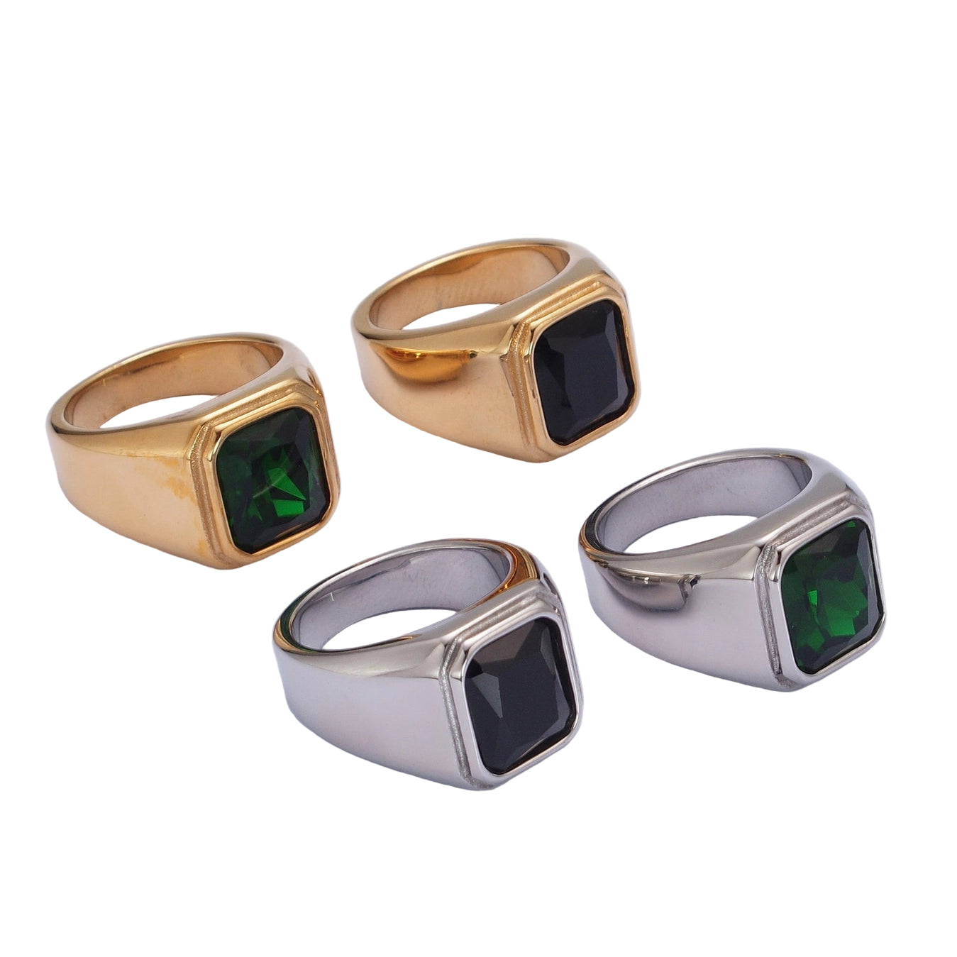 Stainless Steel Signet Rings For Men