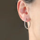 Twisted Hoops - Tarnish-Free 20 mm Thin Rope Hoop Earrings
