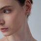 Four-Prong Moissanite Stud Earrings in 925 Sterling Silver