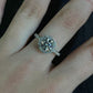 Silver 1.2CT 7.0MM Moissanite Ring - Classic Look