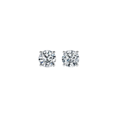 Lumière Four-Prong Moissanite Studs