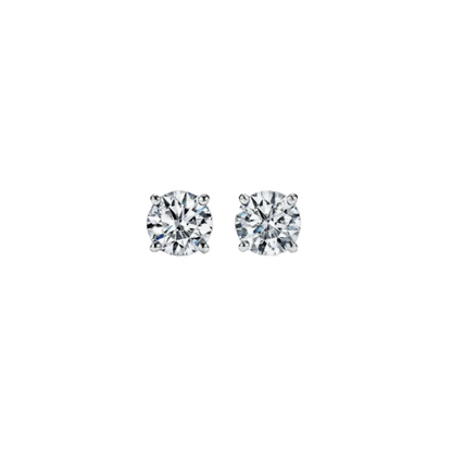 Lumière Four-Prong Moissanite Studs