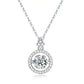 Eternal Charm Necklace – Dancing Moissanite in 925 Sterling Silver