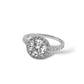 Silver 1.2CT 7.0MM Moissanite Ring - Classic Look