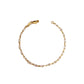 18k Gold Filled Sideway Baguette Tennis Bracelet