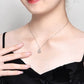 Eternal Charm Necklace – Dancing Moissanite in 925 Sterling Silver