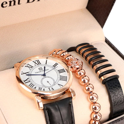 Men's Watch & Bracelet Present Set