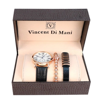 Men's Watch & Bracelet Present Set