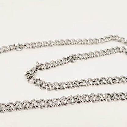 Men's Stainless Steel Woven Chain Necklace