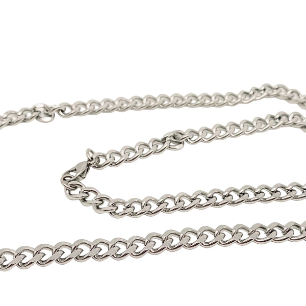 Men's Stainless Steel Woven Chain Necklace
